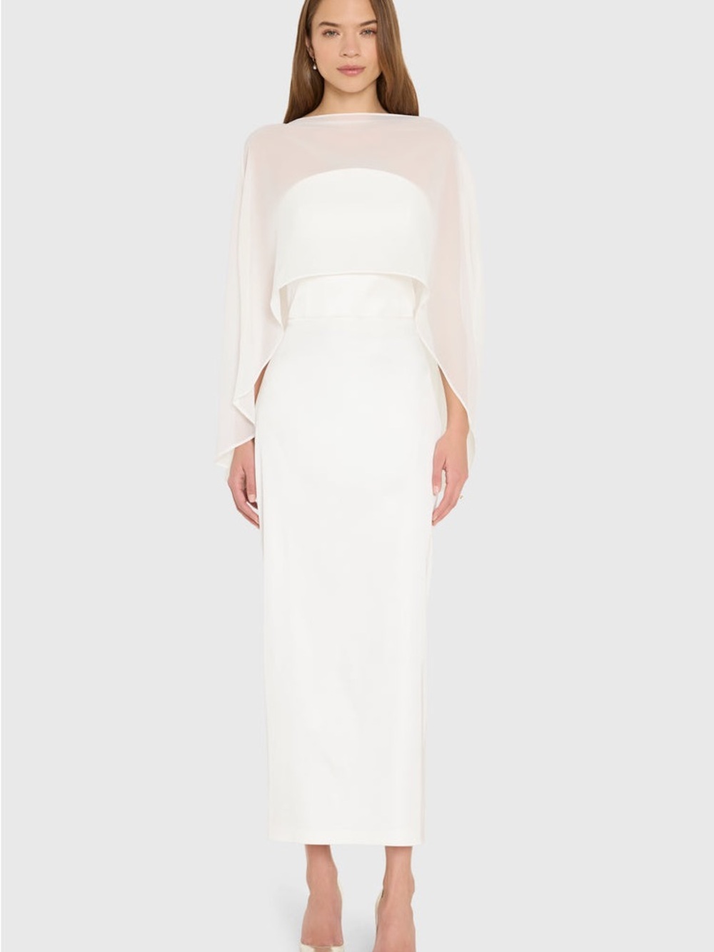 NWT: Amanda Uprichard Berkshire Dress with Cape - Picture 5 of 6